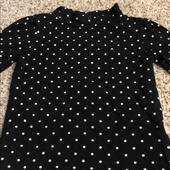 Girls polka dot turtle neck - Picture 2 of 2